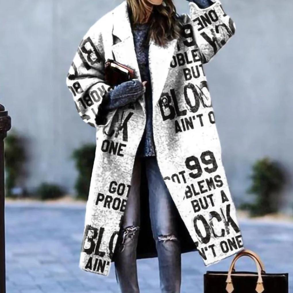 Stylish Long Autumn Coat – Warm Layer for Chilly Days