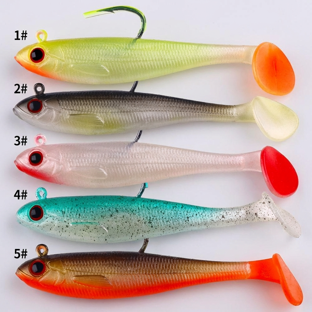 Bass & Pike Swimbait with Lead Jig Head