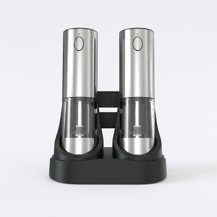 Electric Salt and Pepper Grinder Set