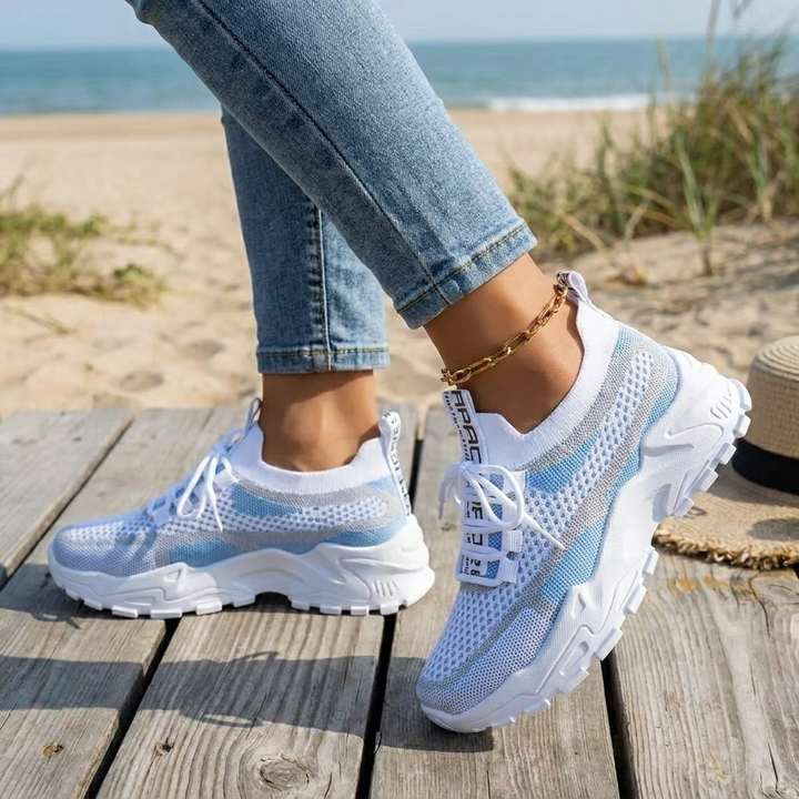 Breathable Mesh Lightweight Women’s Walking Sneakers