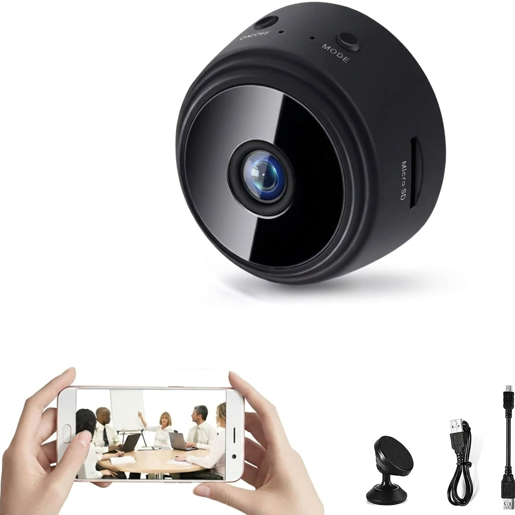 1080P Magnetic Wi‑Fi Mini Security Camera