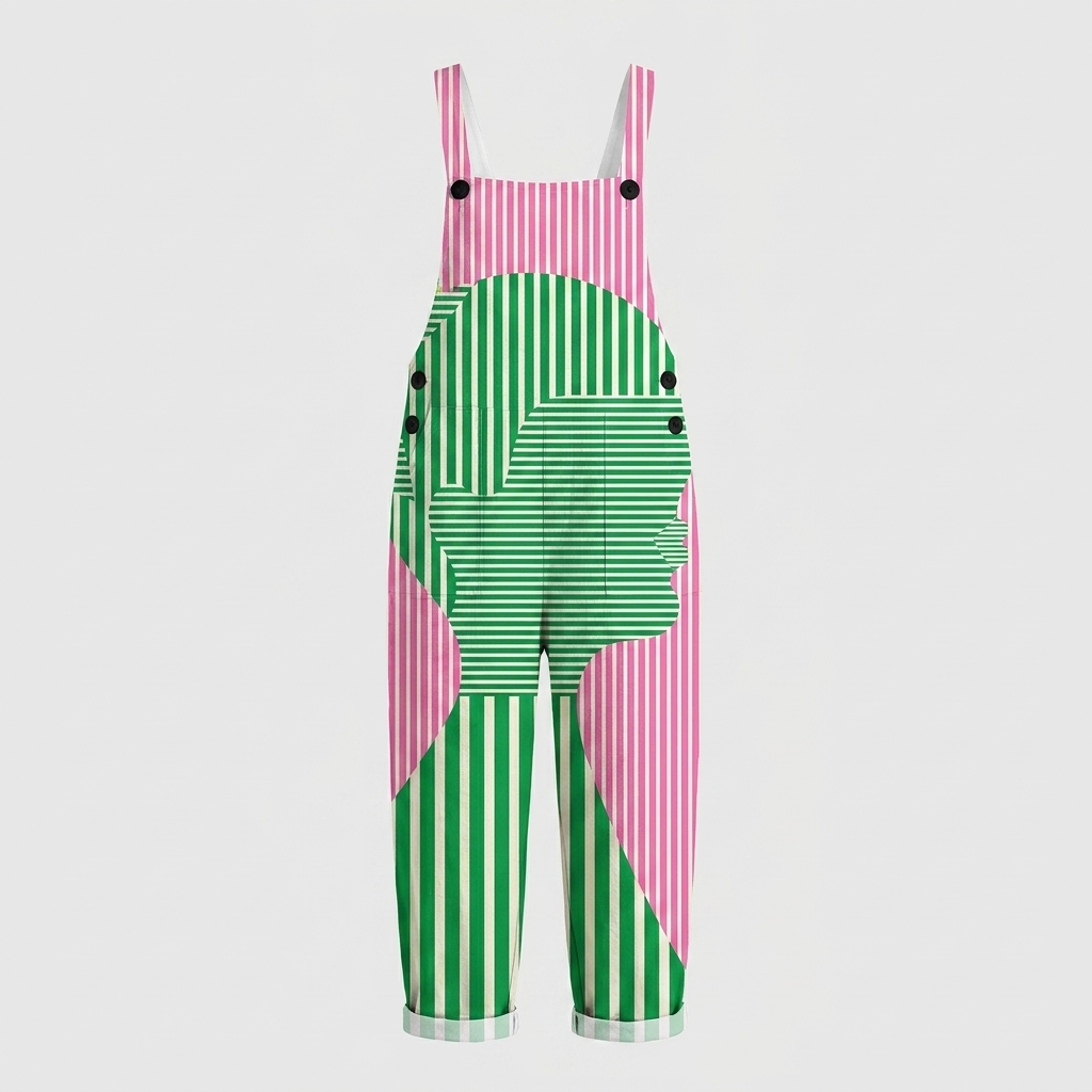 Abstract Form Jumpsuit for Women