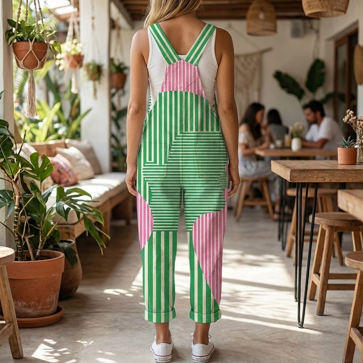 Abstract Form Jumpsuit for Women