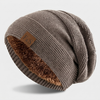 Knit Winter Beanie with Fleece Lining