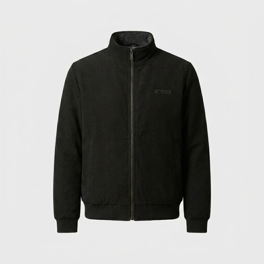 Elegant Corduroy Jacket with Pleasant Warmth