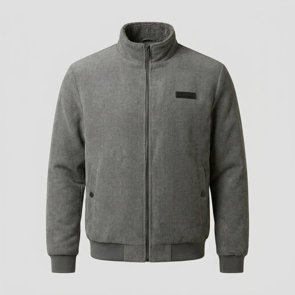 Elegant Corduroy Jacket with Pleasant Warmth