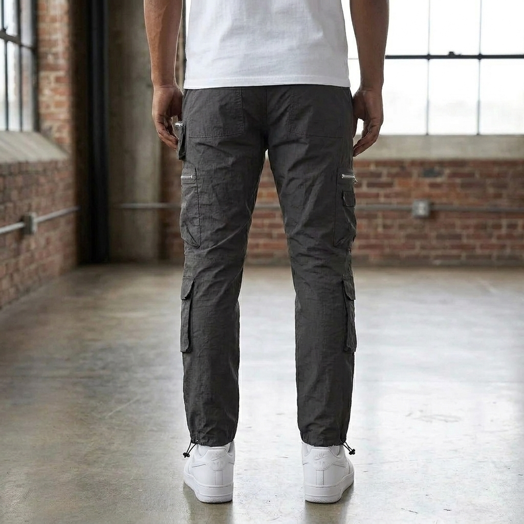 Men’s Beltless Cargo Trousers