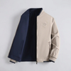 Men’s Bomber Jacket with Stand Collar & Zip Pocket