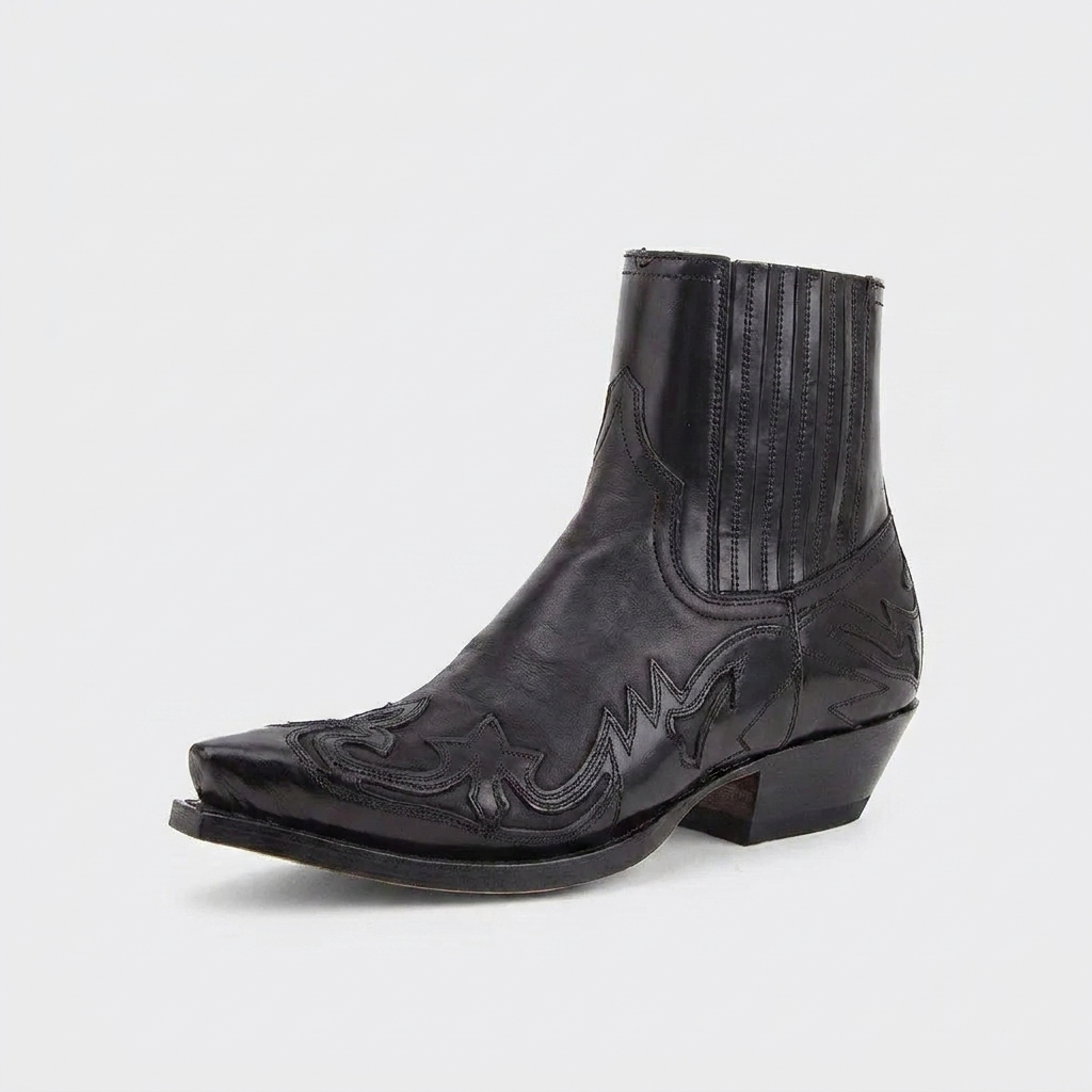 Western Style Ankle Boots