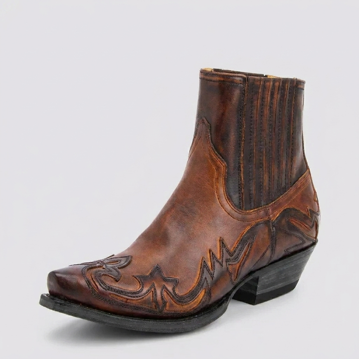 Western Style Ankle Boots