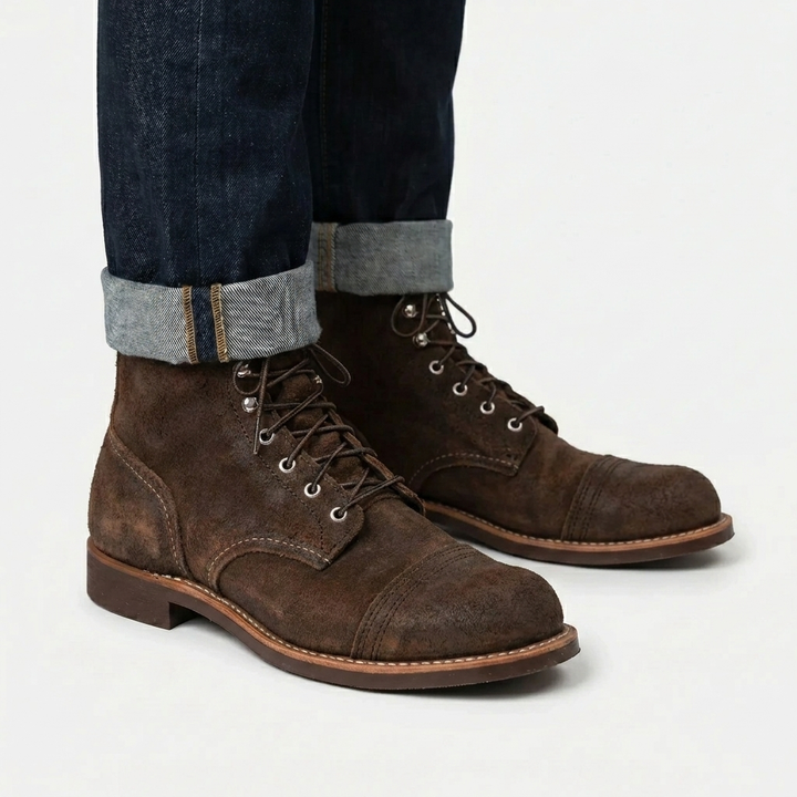 Lace-Up Ankle Boots