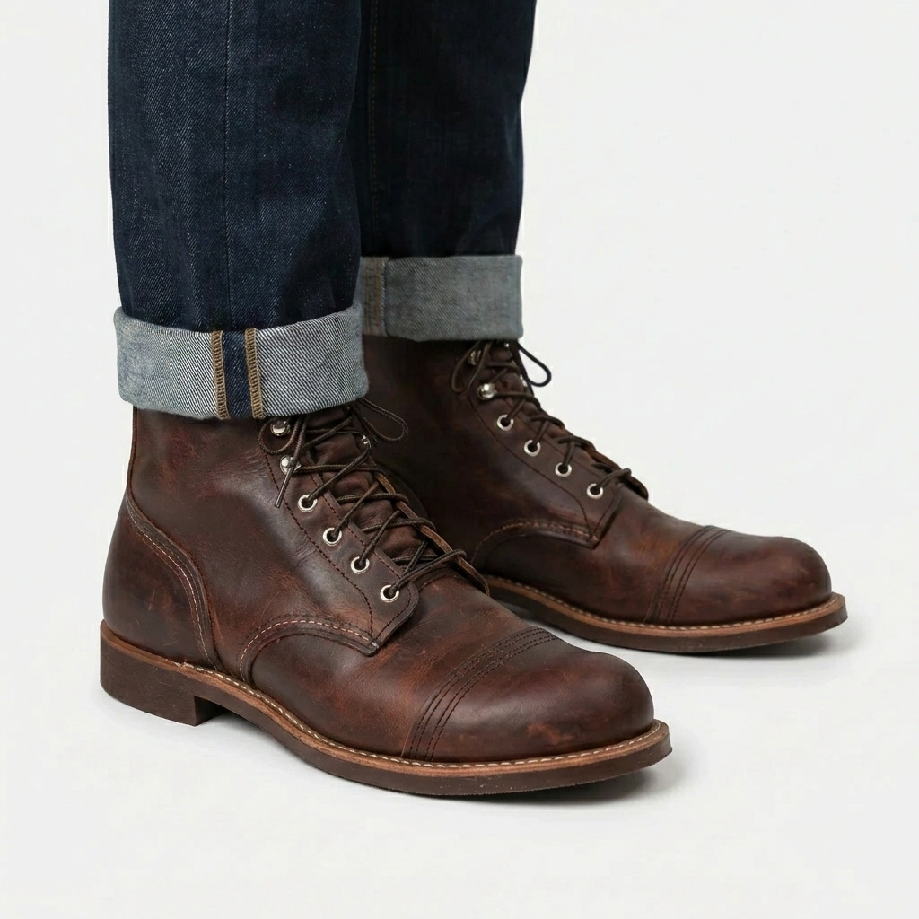 Lace-Up Ankle Boots