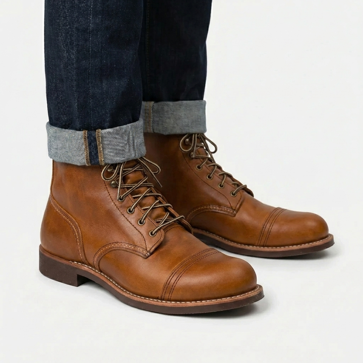 Lace-Up Ankle Boots
