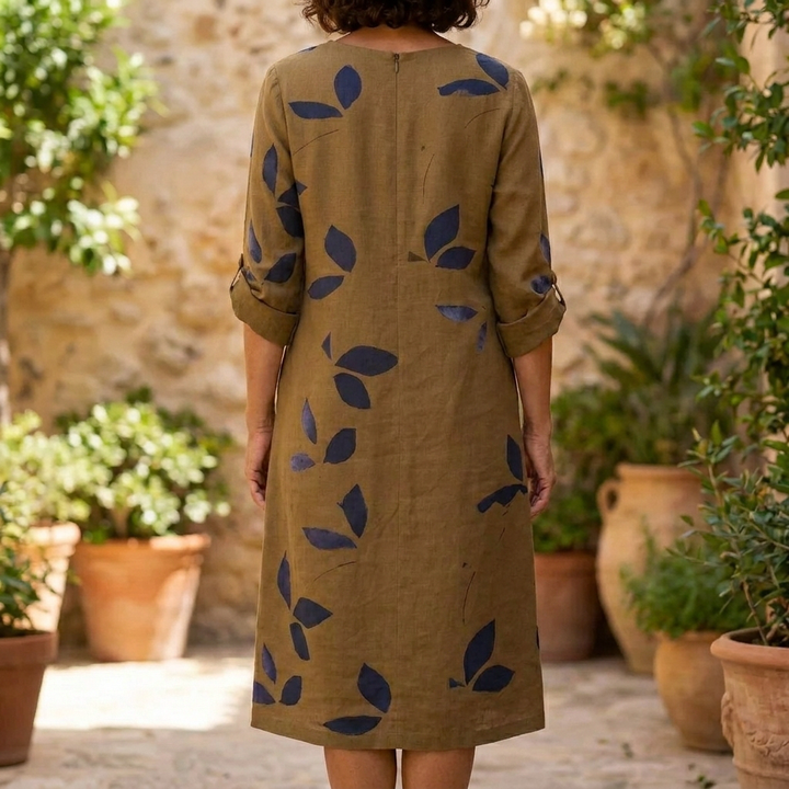 Alessia Vintage‑Style V‑Neck Summer Dress for Women
