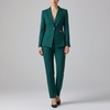 Women’s One‑Button Blazer & Straight Trouser Set