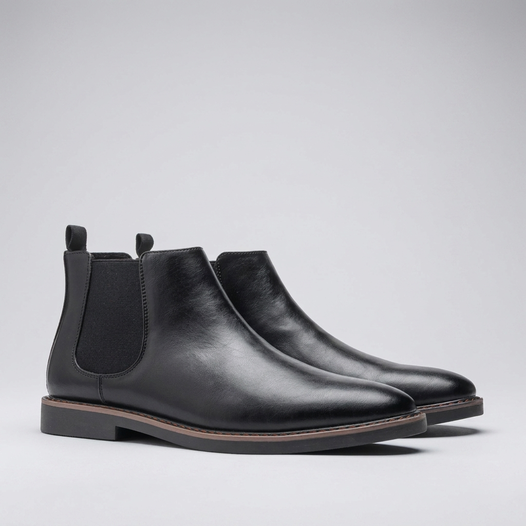 Classic Brown Slip-On Boots