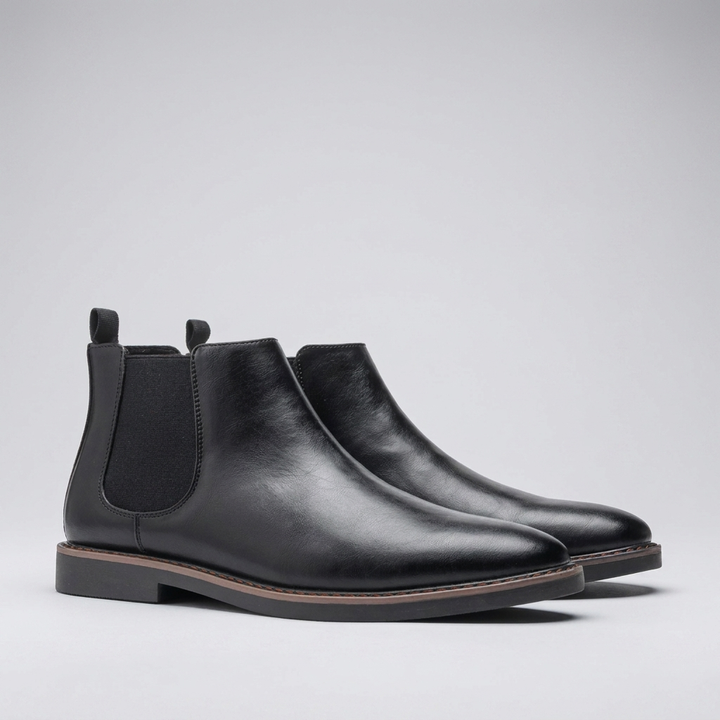 Classic Brown Slip-On Boots