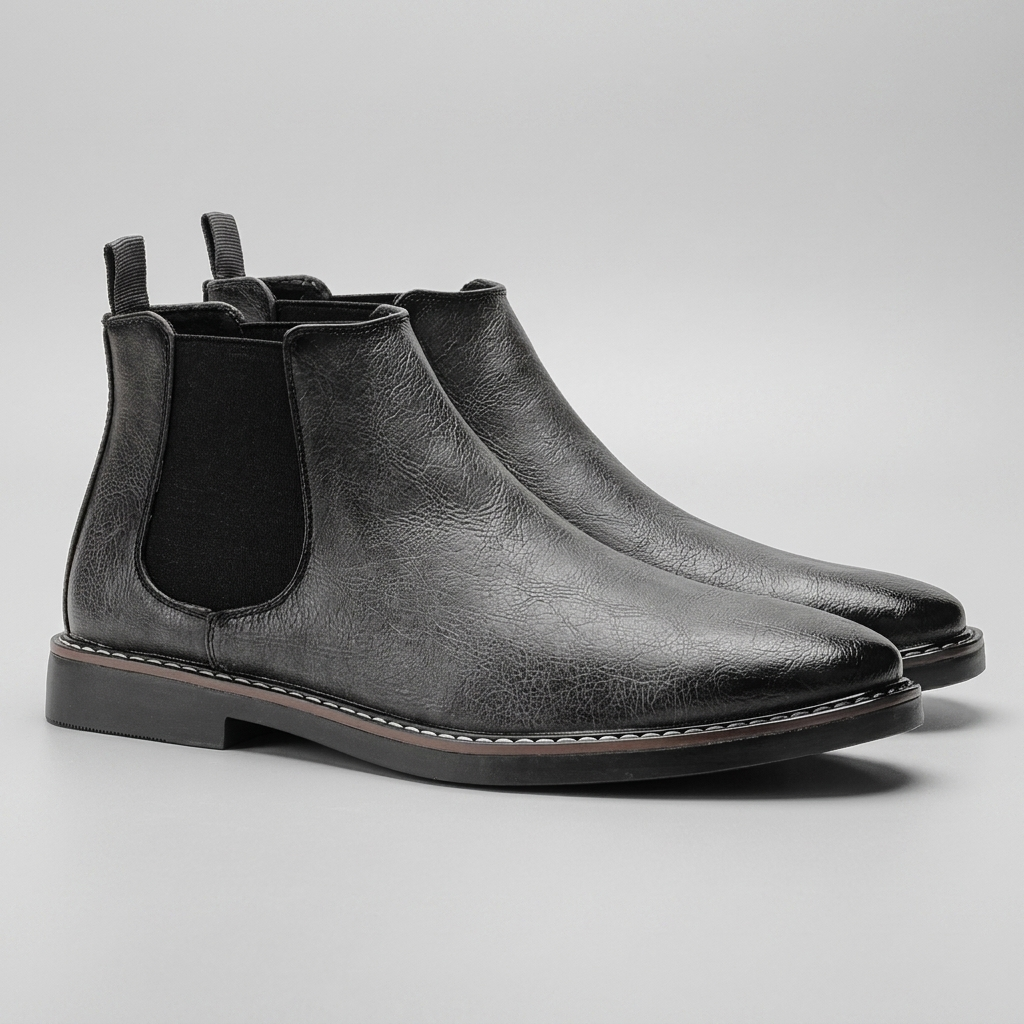 Classic Brown Slip-On Boots