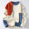 Men’s Colour Block Crew Sweater