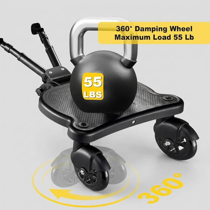 360° Swivel Stroller Buggy Board with Seat
