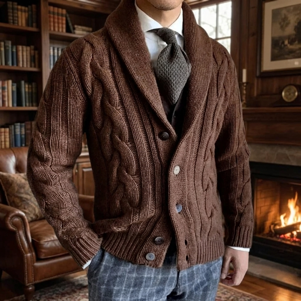 Men’s Button-Up Cardigan
