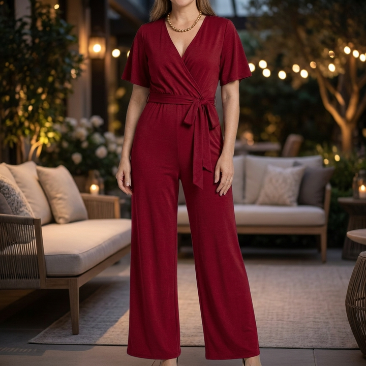 Women’s Chic Wrap Jumpsuit