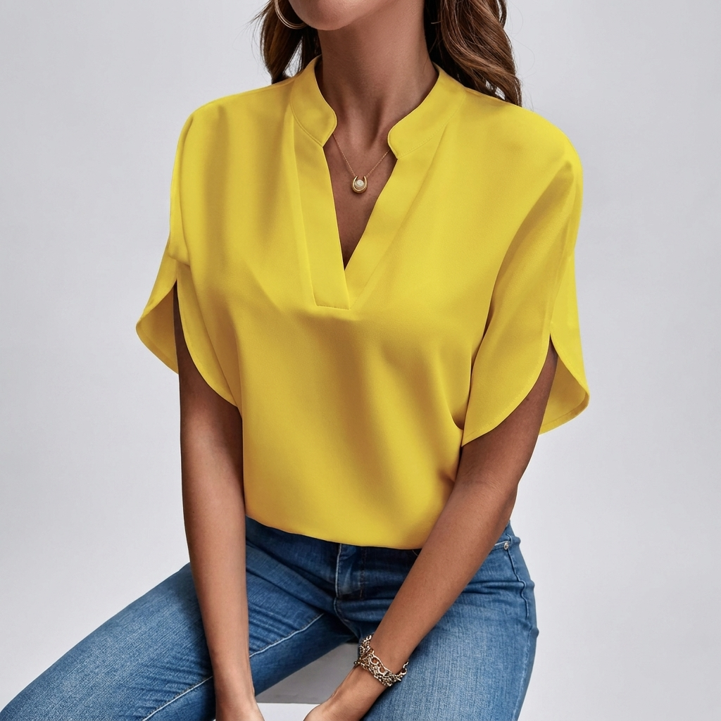 Chic V-Neck Blouse