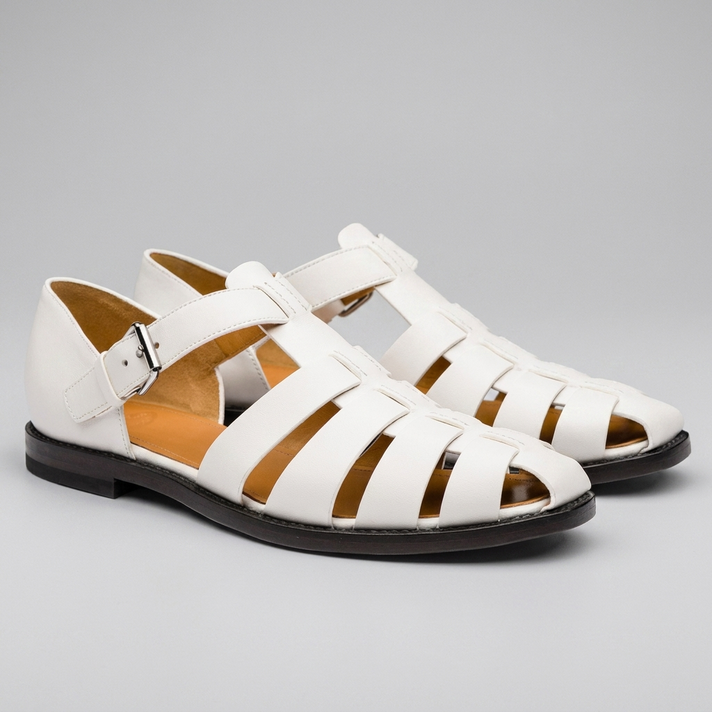 Men’s Genuine Leather Roman-Style Sandals