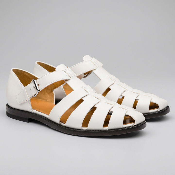 Men’s Genuine Leather Roman-Style Sandals
