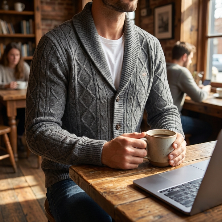 Men’s Classic V-Neck Cardigan
