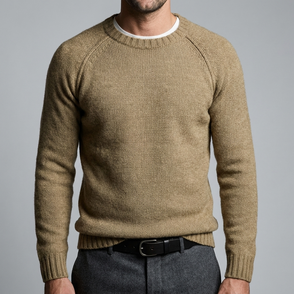Classic Crew Neck Jumper for Men