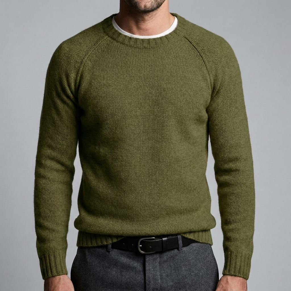 Classic Crew Neck Jumper for Men