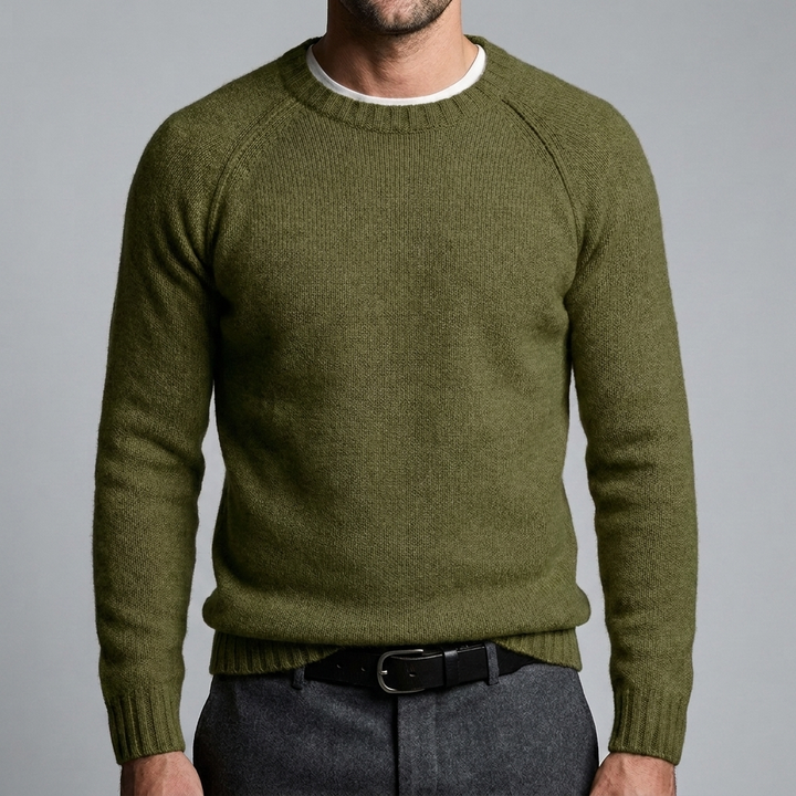 Classic Crew Neck Jumper for Men