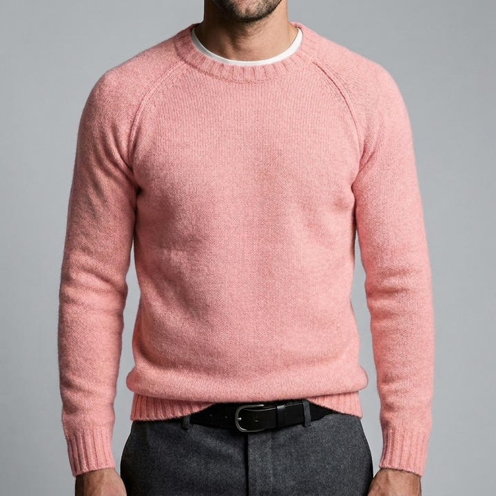 Classic Crew Neck Jumper for Men