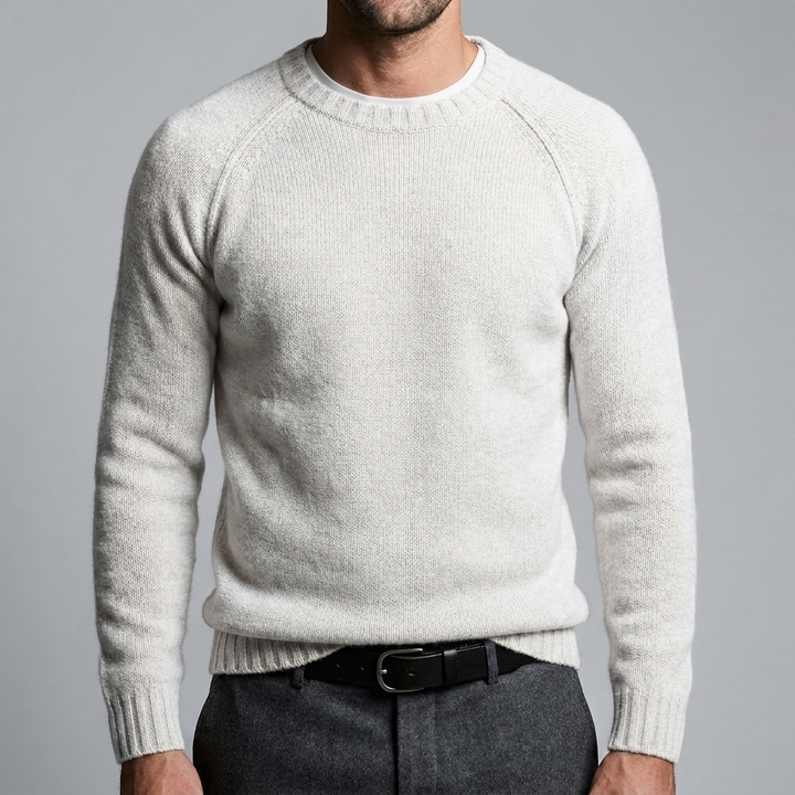 Classic Crew Neck Jumper for Men