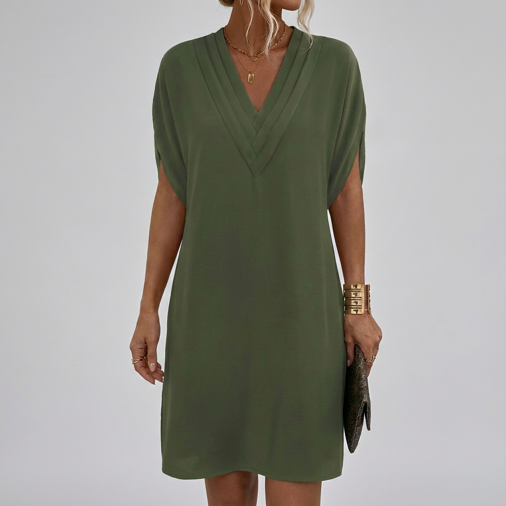 Chic Classic V-Neck Dress
