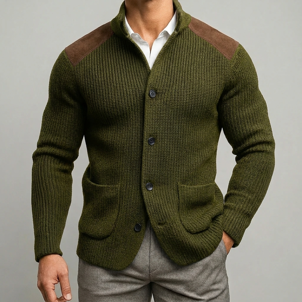Metro Pocketed Men’s Cardigan