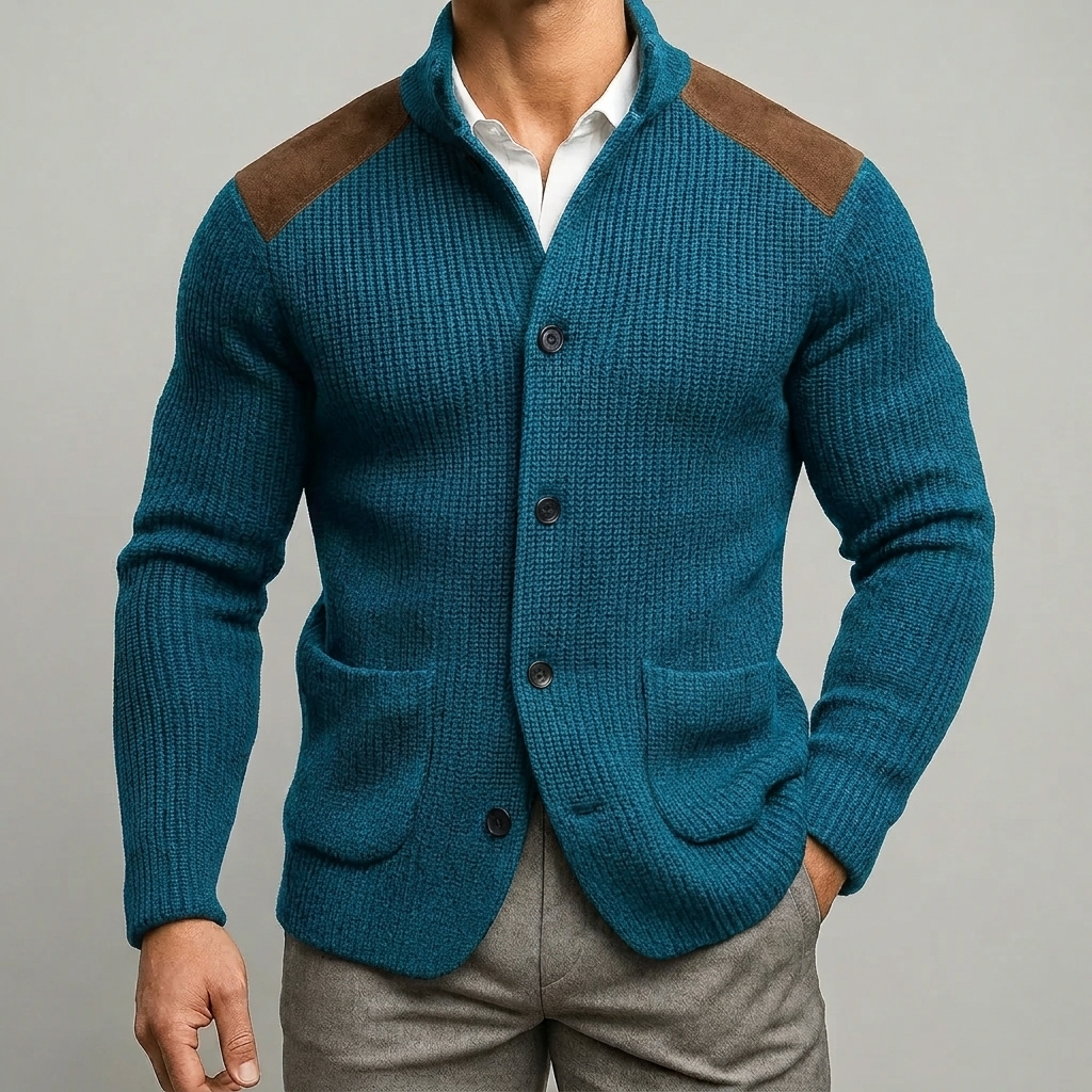 Metro Pocketed Men’s Cardigan