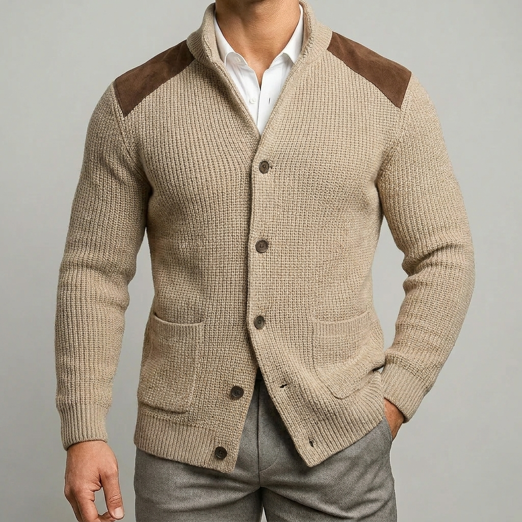Metro Pocketed Men’s Cardigan