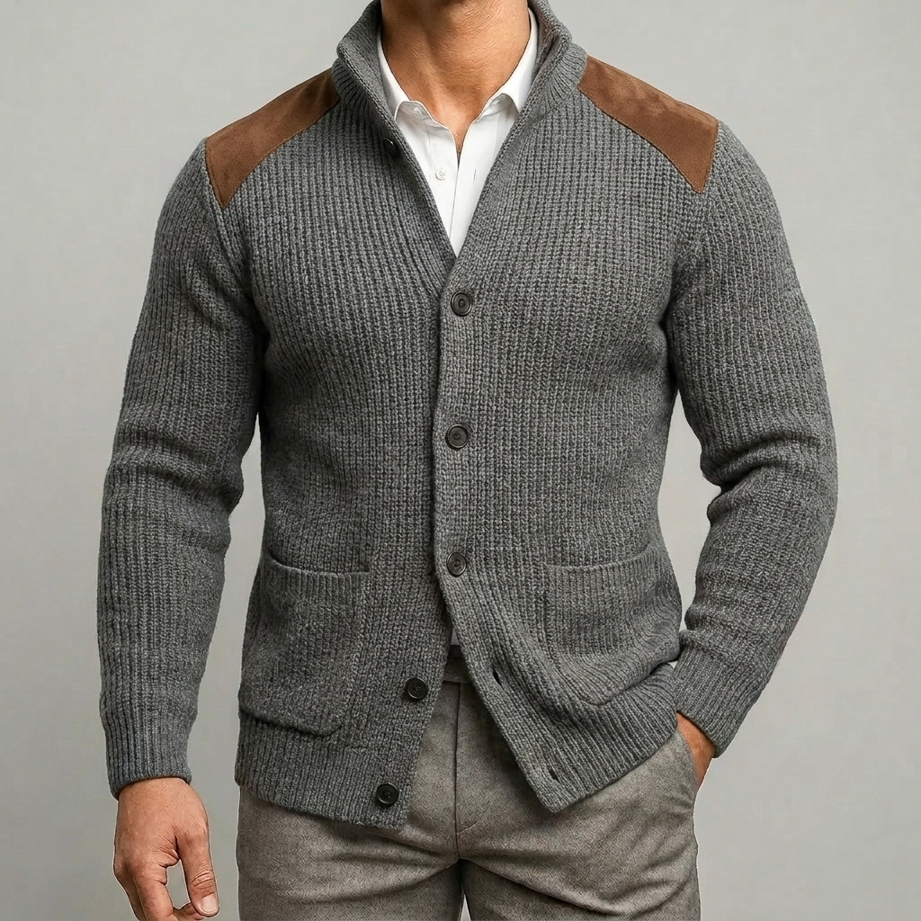 Metro Pocketed Men’s Cardigan