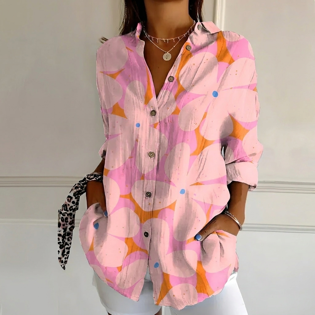 Stylish Women’s Shirt with Button Front
