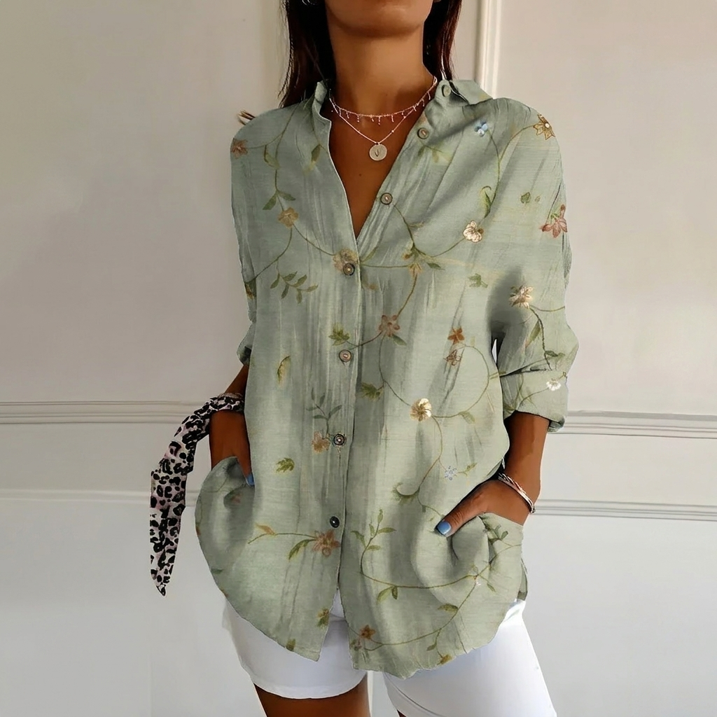 Stylish Women’s Shirt with Button Front
