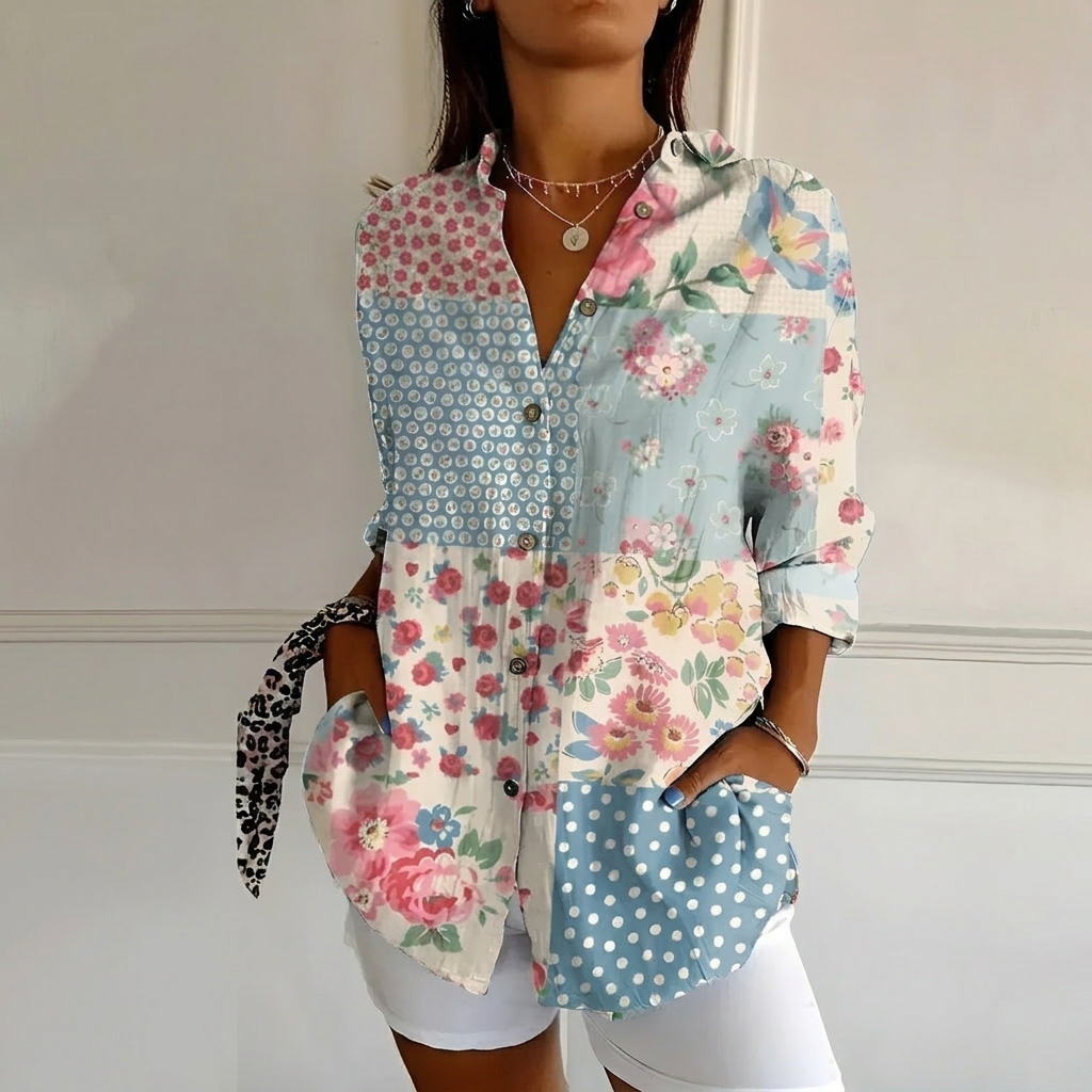 Stylish Women’s Shirt with Button Front