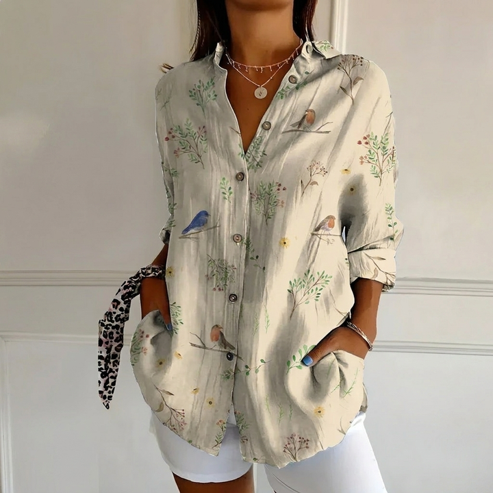 Stylish Women’s Shirt with Button Front