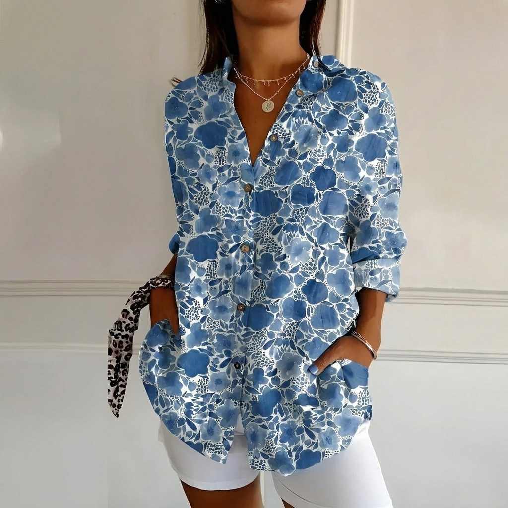 Stylish Women’s Shirt with Button Front