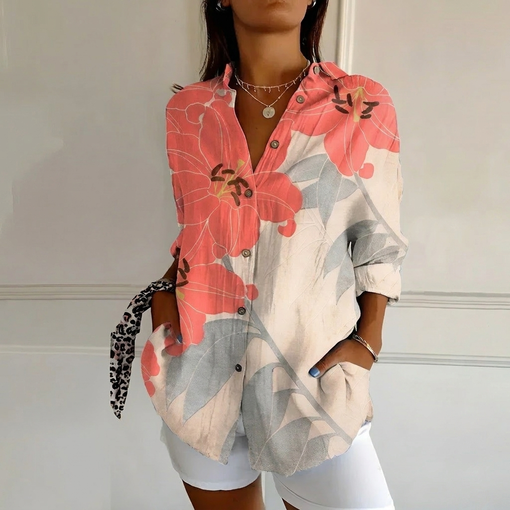 Stylish Women’s Shirt with Button Front