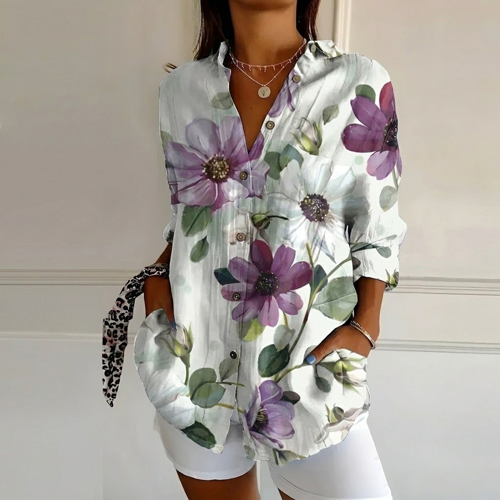Stylish Women’s Shirt with Button Front