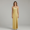 Women’s Evening Maxi Dress with One Shoulder and Side Opening