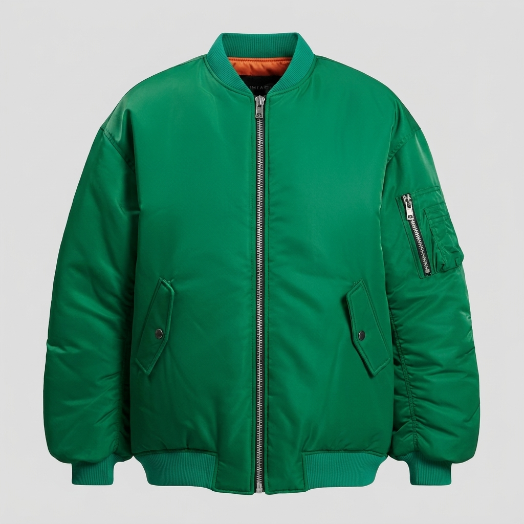 Stylish Oversized Jacket for Women – Full Zip and Long Sleeves