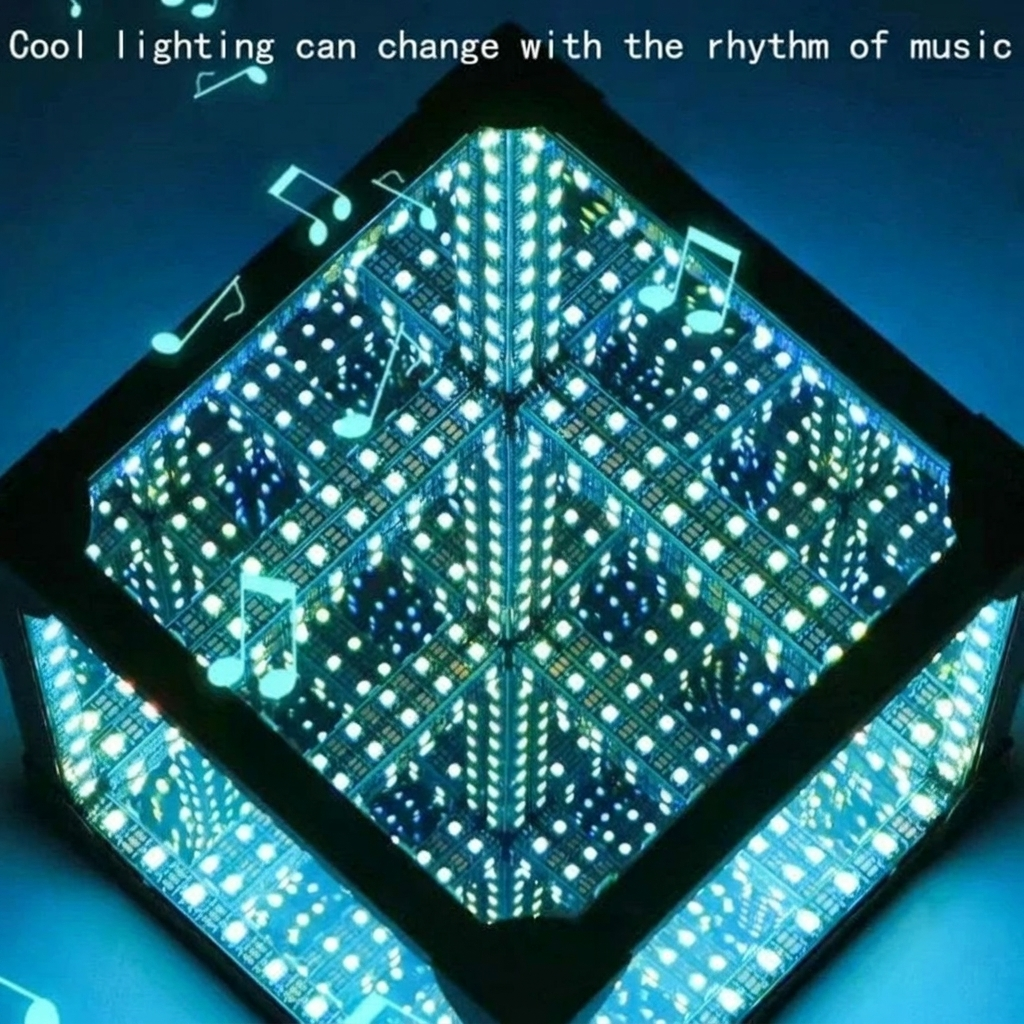 RGB 3D Cube Mood Light